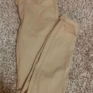 Hollister Beige High-Rise Pants